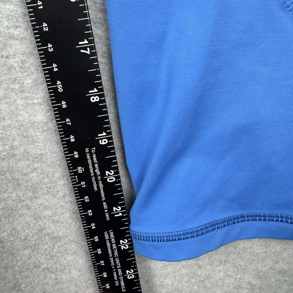 Lululemon Leggings Sz 12 All The Right Places Crop Pipe Dream Blue ziggy Snake